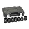 7 Piece 1" Drive 6 Point SAE/Metric Impact Socket Set