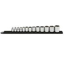 13 Pc. 3/8" Drive 6 Point SAE Standard Length Socket Set