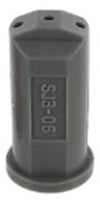 TeeJet SJ306VP SJ3 StreamJet 3 Stream Fertilizer Nozzle - Gray, Poly, Orifice 6