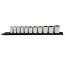11 Piece 1/2" Drive 6 Point Standard SAE Socket Set