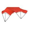 Sun-Smart Tractor Canopy - 3-Bow, 40", Red, Axle Mounting Brackets