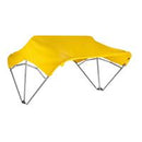 Sun-Smart Tractor Canopy - 3-Bow, 40", Yellow, Axle Mounting Brackets