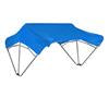 Sun-Smart Tractor Canopy - 3-Bow, 48", Blue, Axle Mounting Brackets
