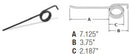 RAKE TOOTH. FITS CASE IH RAKE 200 1953>. C-1