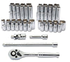 47 PC 1/4 DR MECHANIC SAE/MM SOCKET SET