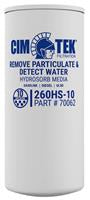 260HS HYDROSORB SERIES FUEL FILTER WITH WATER REMOVAL - 3/4" FLOW - 10 MICRON
