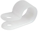 NYLON CABLE CLAMP WHITE 3/8" 22PK