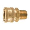 Coupler 3/8 Body Brass Female Thread 3/8-18 NPTF With Sleeve Lok
