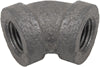 1 INCH X 1 INCH FNPT X FNPT  BLACK IRON ELBOW - 45