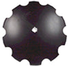 Disc Blade - 24" x 3/16", Notched, 1-1/8" Square Axle