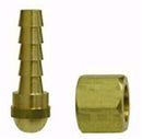 1/4 INCH X 3/8 INCH SWIVEL BALL END X HOSE BARB  BRASS SWIVEL BALL