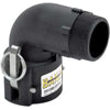 2" B SERIES 90 DEGREE ELBOW CAM LOCK COUPLER -  2" FEMALE COUPLER X 2" MALE PIPE THREAD