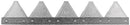 SICKLE 858723 EXTRA HEAVY TOP SERRATED CHROME 8 FOOT RIGHT HAND KNIFE