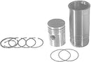 SLEEVE & PISTON KIT, OVERBORE FROM 4-1/8" TO 4-1/4", COMPLETE FOR 4 CYLINDERS. CONTAINS SLEEVES, PISTONS, RINGS, PINS, AND RETAINERS. 1 KIT USED IN A267D 4 CYLINDER DIESEL ENGINE