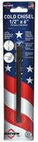 1/2" X 6" COLD CHISEL - CARDED