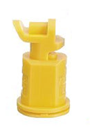 TeeJet AI30702VP AI3070 Air Induction Dual Pattern Flat Spray Tip, Poly, Yellow, Orifice 2