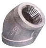 3 INCH X 3 INCH FNPT X FNPT  GALVANIZED ELBOW - 45