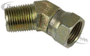 Male NPTF to Female NPSM Swivel  45 Elbow