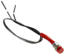 RED MINI LIGHT 16A 12V 1/4" DIA