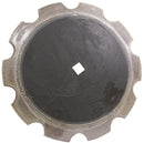Wear Tuff Disc Blade - 32" x 10MM, Notched, Pilot Hole