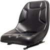 Black Talon Universal Replacement Skid-Steer Bucket Seat - Black, 460000BK