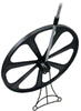 METRIC 25 INCH DIAMETER MEASURING WHEEL - MEASURES METERS & KILOMETERS - 100 MEASURING WHEEL CHAINS - METRIC