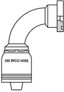 CODE 62 FLANGE 90 DEGREE BEND WITH 1 INCH THREAD FOR 1 INCH HOSE
