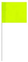 MARKING FLAG 4X5-30 INCH GLO LIME