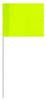 MARKING FLAG 4X5-30 INCH GLO LIME