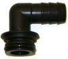 3/8" 90 Degree Hose Barb For Wilger Modular Flow Monitors Push-Connect
