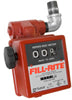 Fill-Rite 806CL 3-Digit Mechanical Fuel Transfer Meter (Liters) 1" NPT threads 