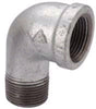 3 INCH X 3 INCH MNPT X FNPT  GALVANIZED STREET ELBOW - 90