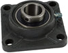 4 HOLE CAST IRON FLANGE WITH 1-15/16" BEARING - SET SCREW LOCK