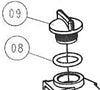 PRIME & DRAIN PLUG WITH SEAL-WP25