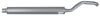 TISCO Muffler for Massey Ferguson, 186886M91