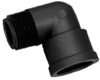 3/8" STREET ELBOW-BLACK POLY