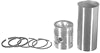 SLEEVE AND PISTON KIT, COMPLETE FOR 3 CYLINDERS. 3.6" STANDARD BORE. CONTAINS PISTONS, SLEEVES, RINGS, PINS, AND RETAINERS. 1 KIT USED IN AD3-152 3 CYLINDER PERKINS DIESEL ENGINE