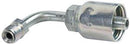 3/8 INCH HOSE X 1/2 INVERTED SAE 45 MALE ELBOW - 90 SWIVEL