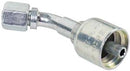 1/4 INCH HOSE X M10 METRIC L FEMALE ELBOW - 45 SWIVEL