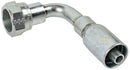 1/2 INCH HOSE X M22 - 1.5 METRIC L FEMALE ELBOW - 90 SWIVEL