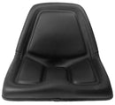 TISCO Tractor Seat for Ford Tractor 1939 - 1968 with C-Shaped Spring Mount, Black Vinyl