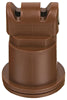 TeeJet AITTJ6011005VP AITTJ60 Air Induction TwinJet Twin Flat Spray Tip, Poly, 110°, Brown, Orifice 5
