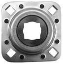 AgSmart Disc Bearing - 1" Square or 1-1/8" Round I.D., Flanged
