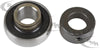 5/8 INCH BORE GREASABLE INSERT BEARING WITH COLLAR - SPHERICAL RACE