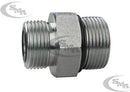 3/8 MALE OFS X 1/2 MALE O-RING BOSS - STRAIGHT THREAD CONNECTOR - STEEL