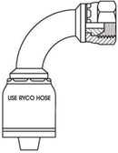 BSPP FEMALE 90 DEGREE BEND WITH 1 INCH THREAD FOR 1 INCH HOSE