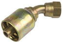 1 INCH HOSE X 1-5/16 JIC FEMALE ELBOW - 45 SWIVEL