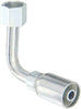 FEMALE SWIVEL 90 DEGREE MED DROP 3/8" HOSE X 1/2" ORF