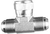 1/2 MALE JIC X 1/2 MALE JIC X 1/2 FEMALE JIC SWIVEL - SWIVEL NUT BRANCH TEE -STL