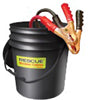 1GA. 25FT. BOOSTER CABLES IN PAIL